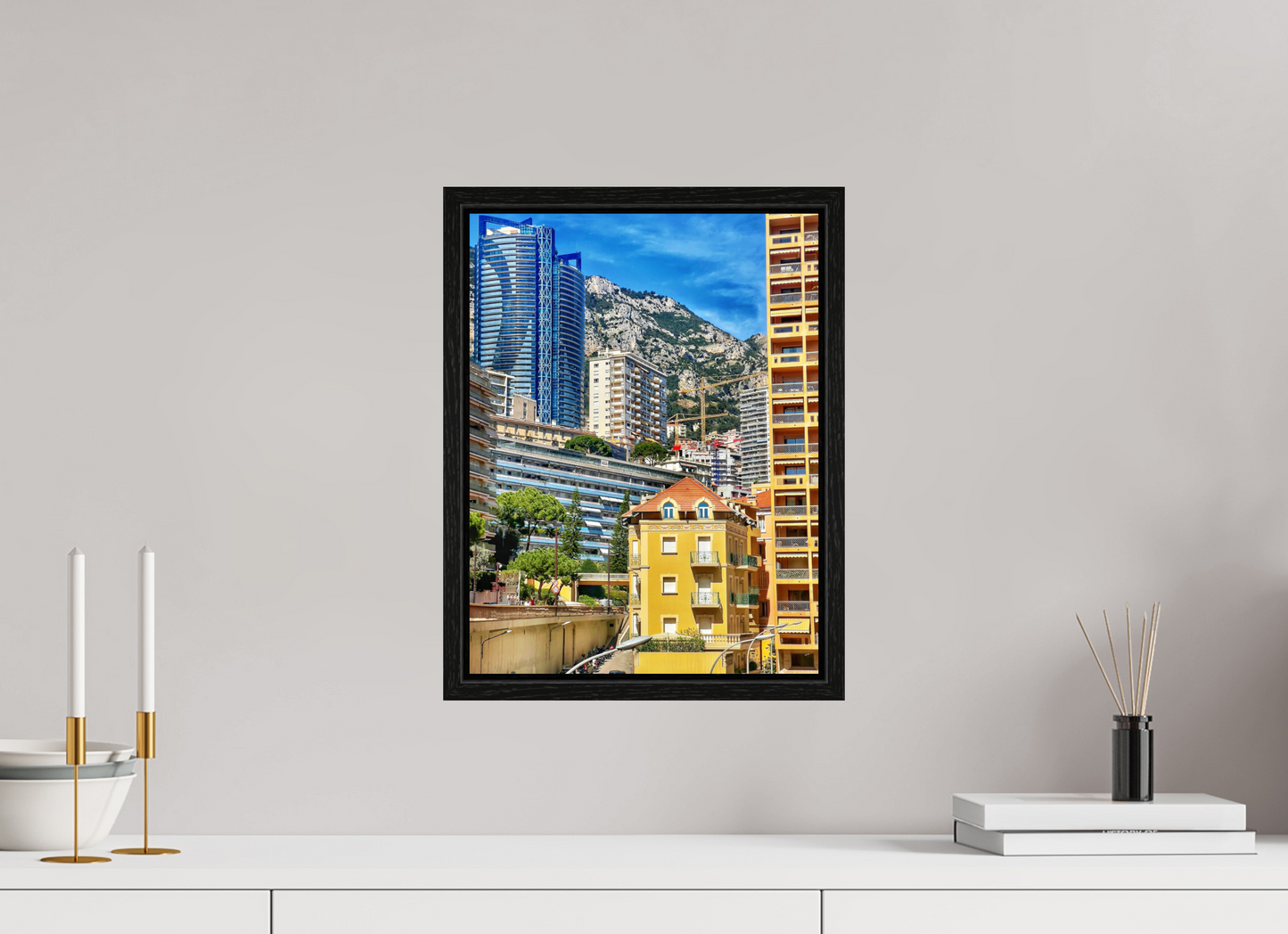 30 x 39.6 cm, Floater Frame Where Eras Meet
