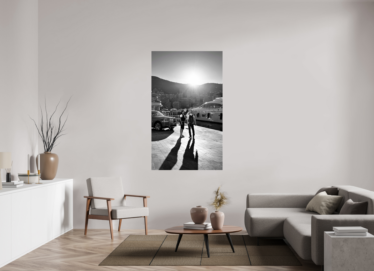100 x 167.4 cm, Photo Print Under Acrylic Glass Under the Monaco Sun