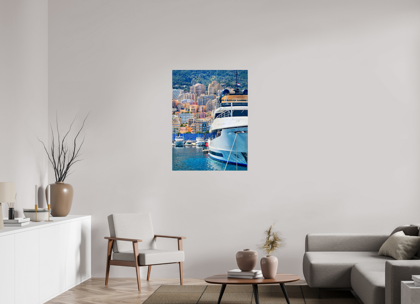 75 x 100 cm, Photo Print Under Acrylic Glass Me, myself and Monaco