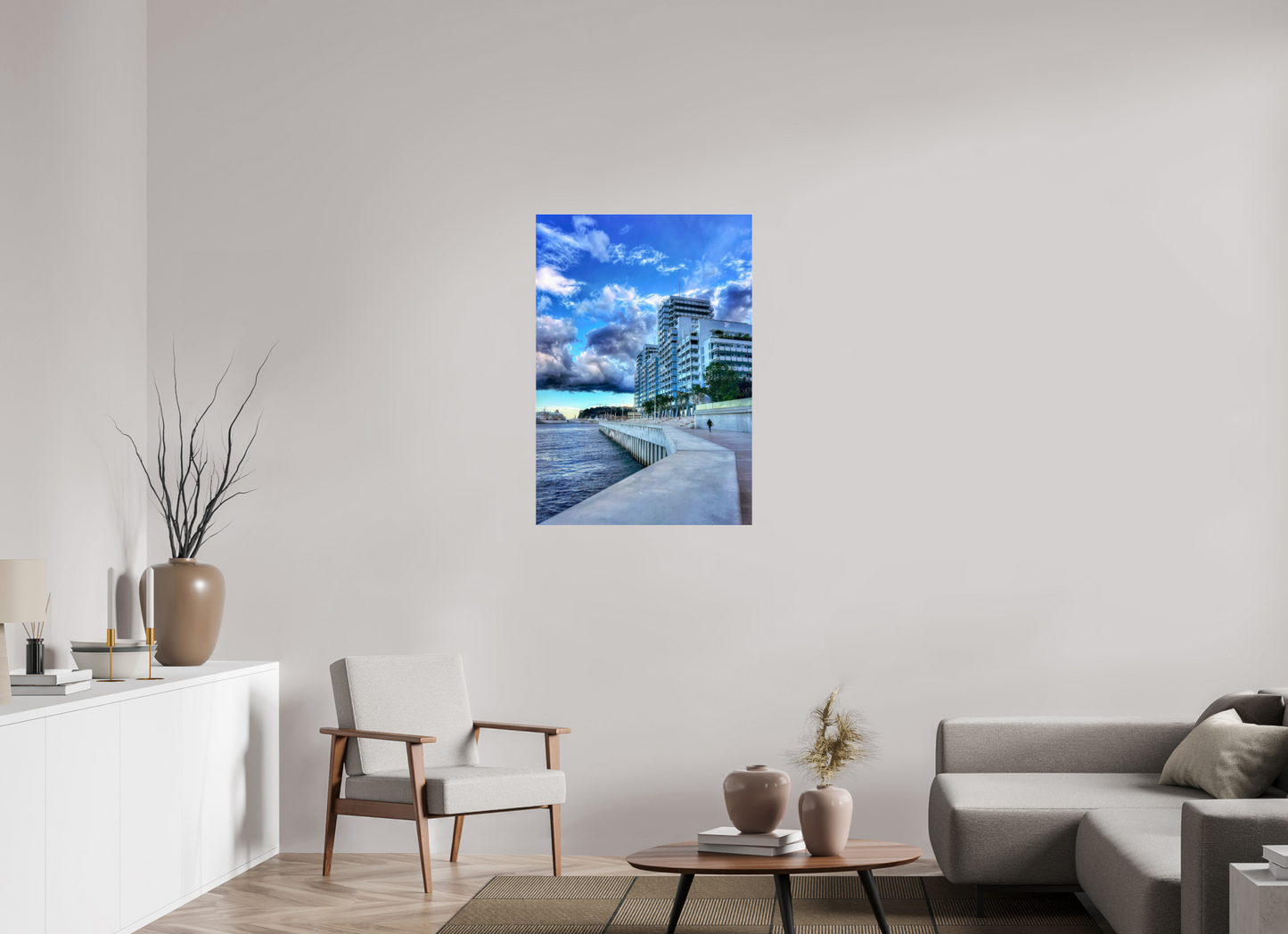 70 x 100.5 cm, Photo Print Under Acrylic Glass Wind of change. Mareterra