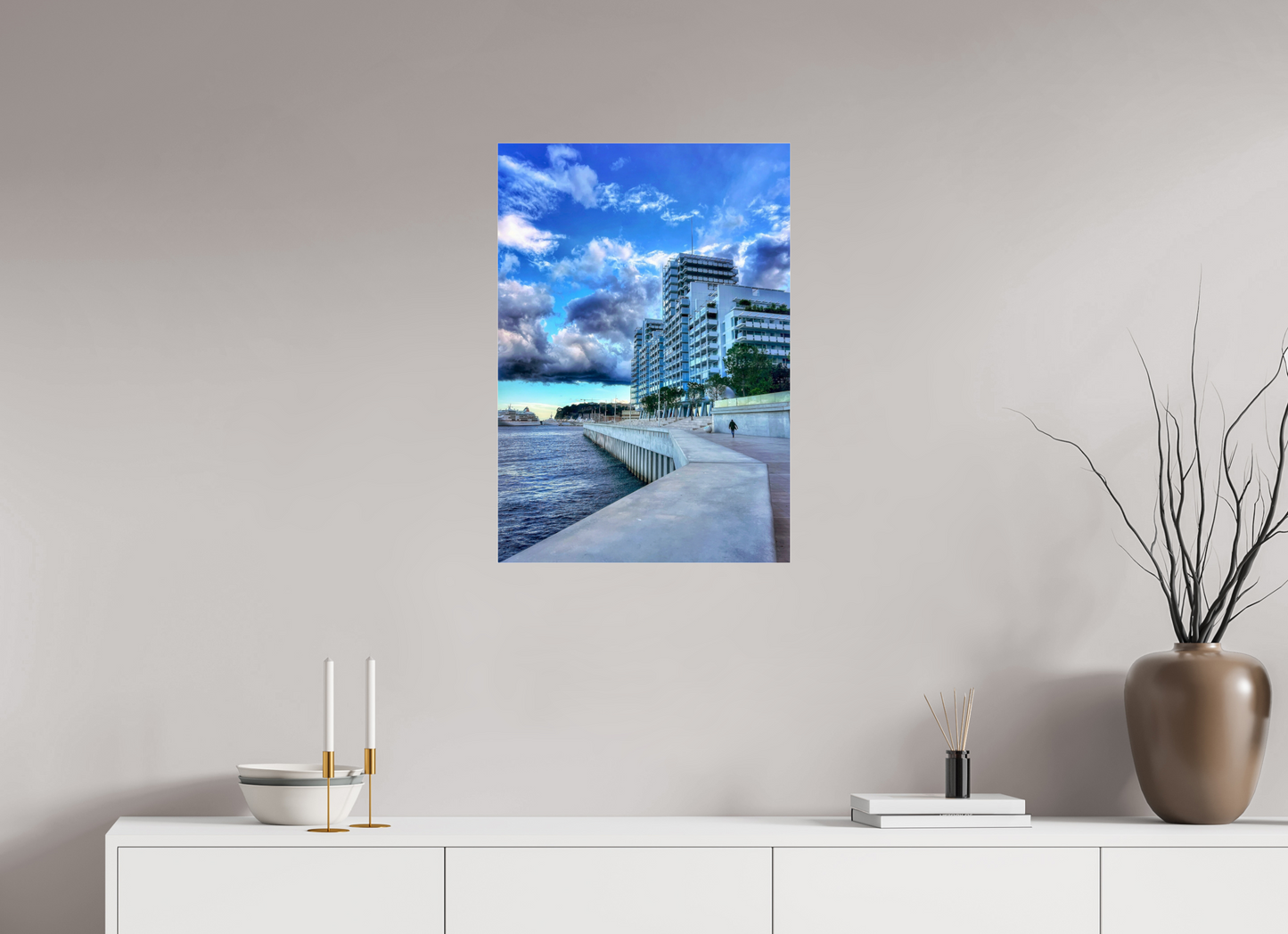 50 x 71.8 cm, Photo Print Under Acrylic Glass Wind of change. Mareterra
