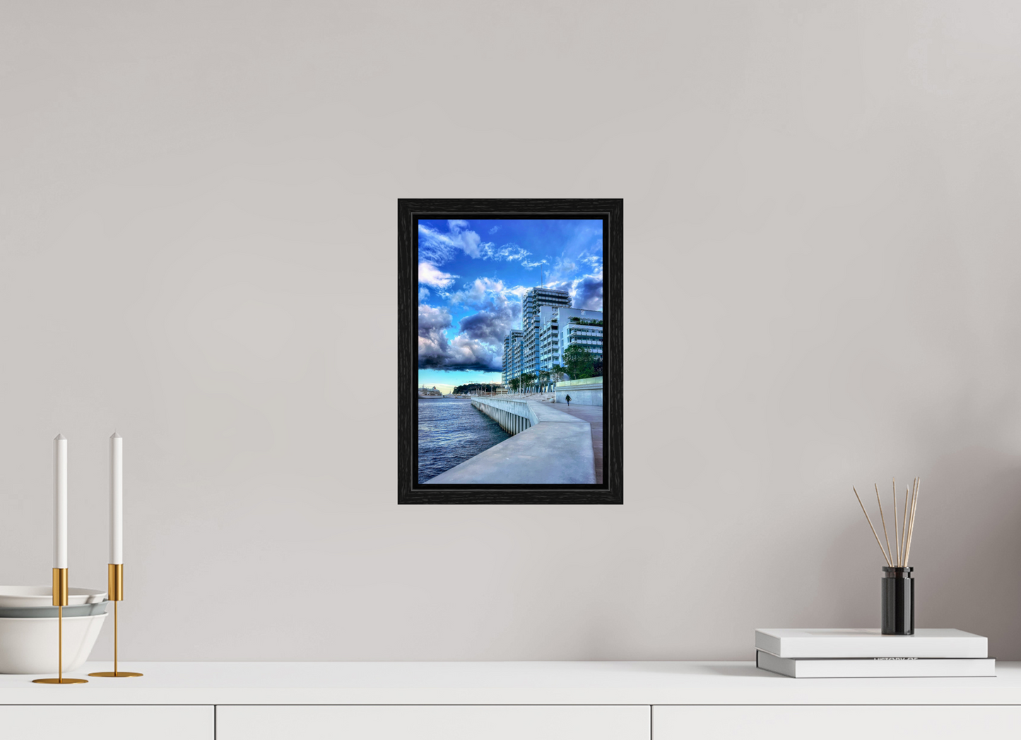 20 x 28.7 cm, Floater Frame Wind of change. Mareterra