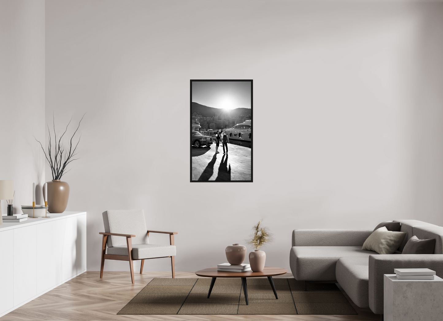70 x 117.2 cm, Floater Frame Under the Monaco Sun