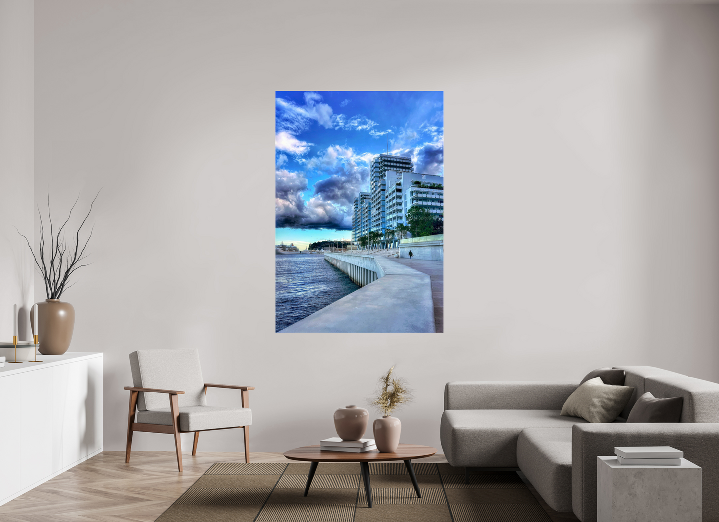 120 x 172.3 cm, Photo Print Under Acrylic Glass Wind of change. Mareterra