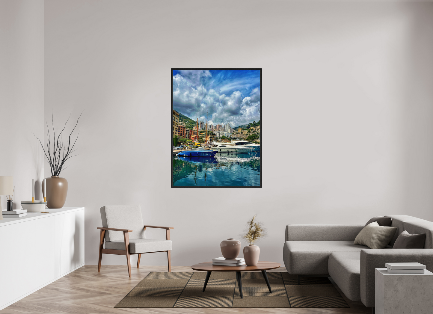 105 x 140 cm, Floater Frame Fontvieille Harbour