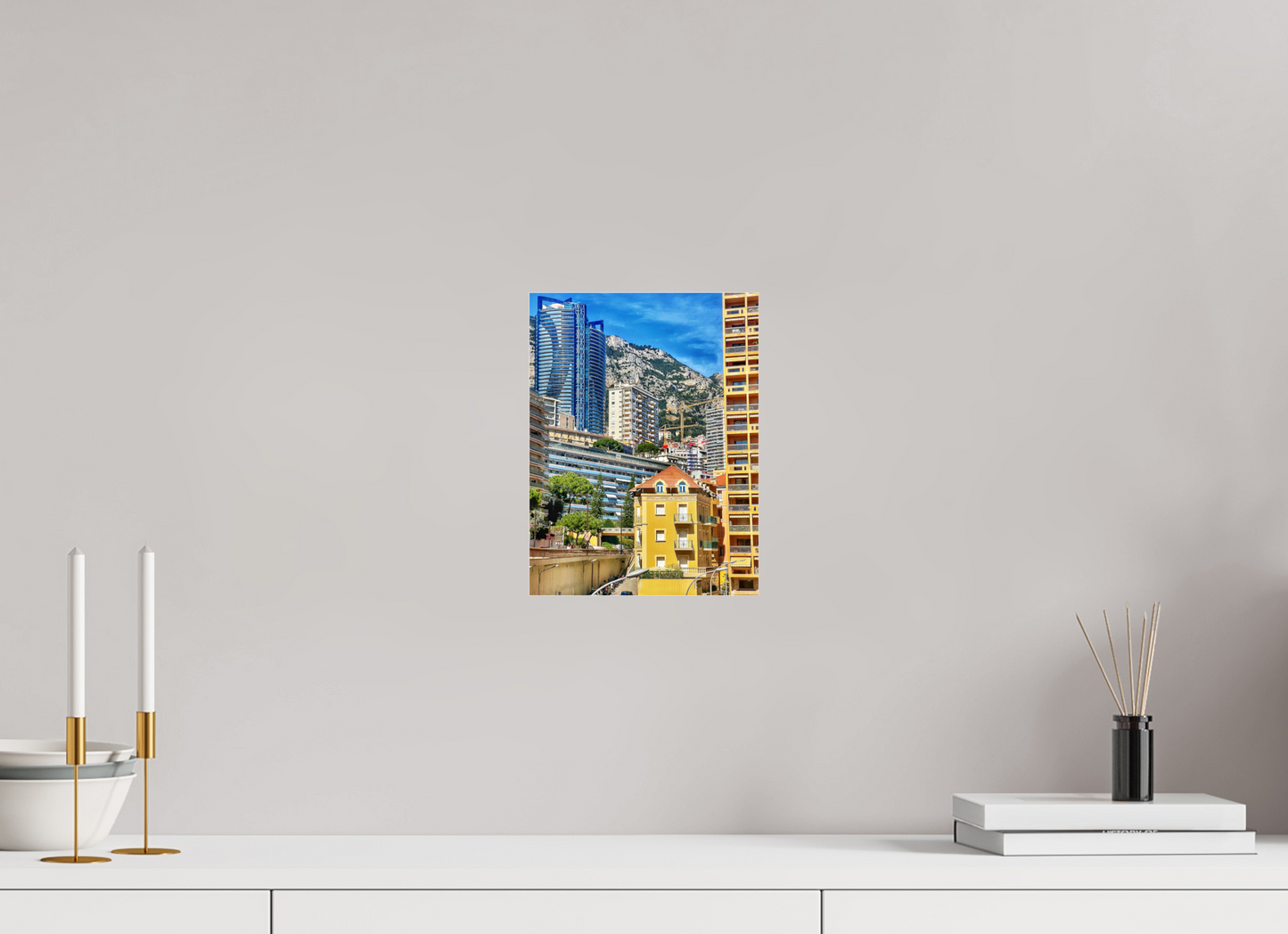 20 x 26.4 cm, Photo Print Under Acrylic Glass Where Eras Meet