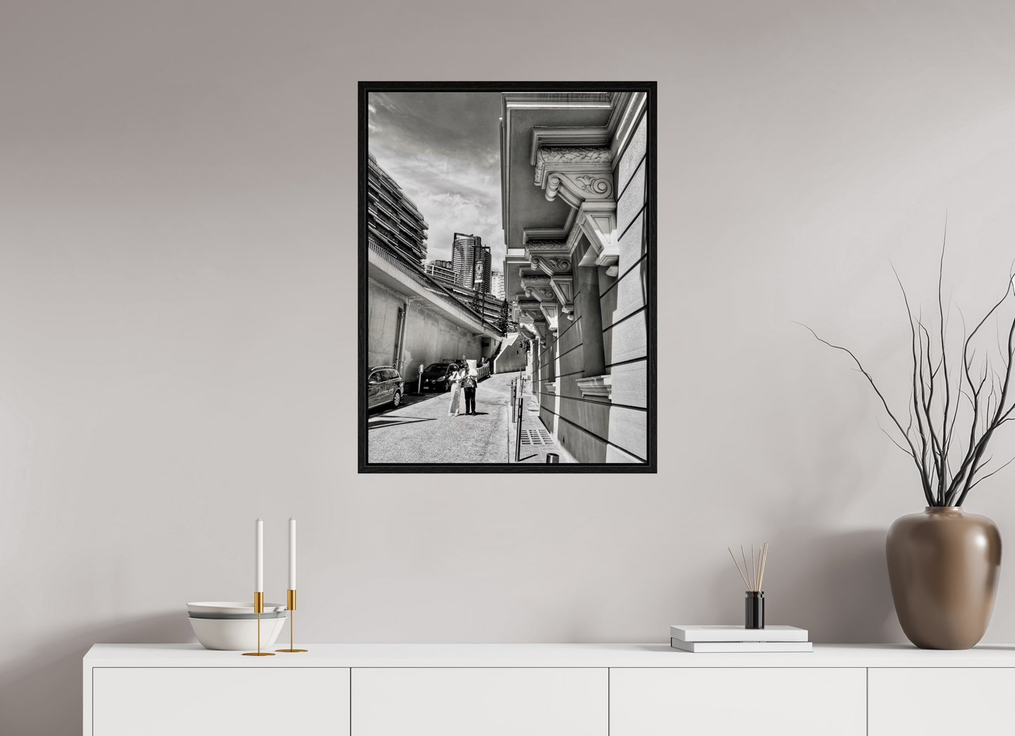 60 x 80 cm, Floater Frame On the Way