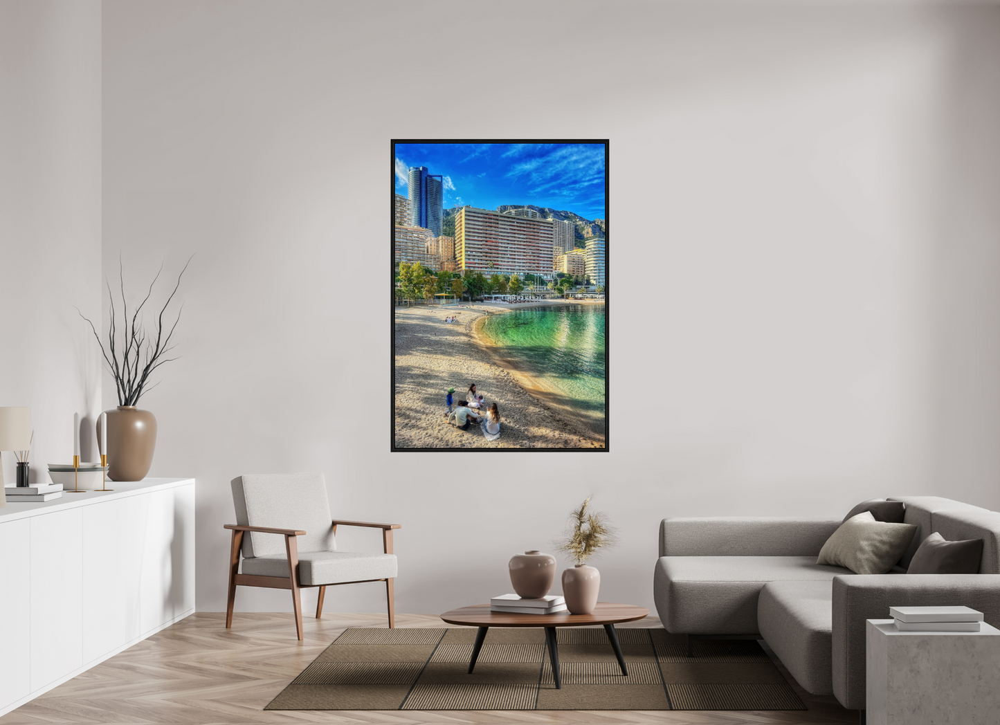 110 x 159.5 cm, Floater Frame Larvotto Beach, Monaco — Spring 2026